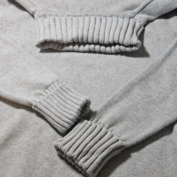 L.L.Bean Women’s Gray Turtleneck Sweater L Cozy Minimalist Quiet Luxury Fall - Picture 5 of 12